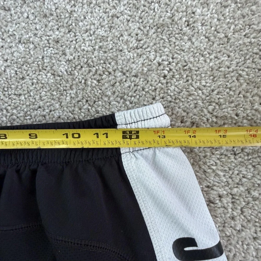 Jordan Basketball Shorts Kids XL 13-15 Yrs Black White Mesh Colorblock Gym